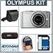 Olympus E-PL3 Digital Camera - Silver - with 14-42mm Zoom Lens, Silver - Bundle - with 8GB SD Memory Card, Spare BLS-1 Lithium-Ion Rechargeable Battery, Camera Case, USB 2.0 SD Card Reader