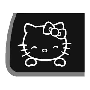 Hello Kitty Smiling Car Decal / Sticker
