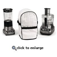Kitchenaid Food Processor and Blender Cover in White by