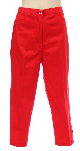 Flatten It Slit Detail Capri in Vivid Scarlet by Tribal (10) Flatten It Slit Detail Capri in Vivid Scarlet by Tribal (10)