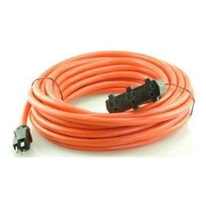 Century Wire D14610100 Orange 100ft 10 3 Tri-Tap Cord by Century Wire
