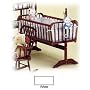 Jenny Lind Cradle by Angel Line Finish: White