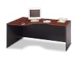 Left Corner Module In Hansen Cherry Finish By Bush Furniture