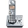 Panasonic Dect 6.0 Silver Cordless Phone with Answering Machine (KX-TG1031S)