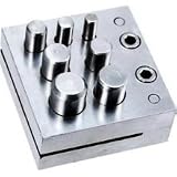 New 1/4" to 5/8" Jewelers 7 pc Disc Cutter Punch Set