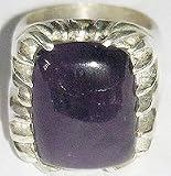 Sterling Silver Mens Finger Rings with Gemstone Handmade Indian Jewelry (rng268)
