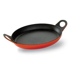 Le Creuset Cast Iron Tawa, Volcanic, 29 cm