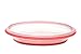 FoldTuk 6 Cup Oval Collapsible Bakeware and Storage Container, Red