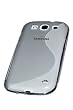 iProtect Schutzh�lle / Case f�r SAMSUNG GALAXY S3 / S 3 / S III / i9300 in der S Line aus SILIKON & TPU in SCHWARZ TRANSPARENT / DURCHSICHTIG