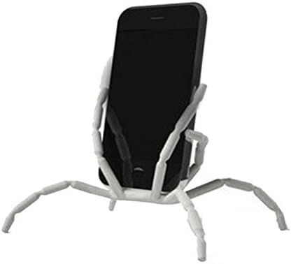 Flexible Spider Portable Stand / Car Mount Holder Universal Phone Car Holder Mount and Stand For iPhone 5S, 5C, 5, 4S, 4, Samsung Galaxy S4, S3, S2 and Andriod Phones 007 (White)