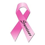 BREAST CANCER SURVIVOR RIBBON - Sticker Decal - #S311