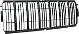 02-04 JEEP LIBERTY GRILLE SUV, INSERT ONLY BLACK (2002 02 2003 03 2004 04) J070104 55156609AA