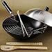 Kitchen & Housewares : Joyce Chen J21-9985 Classic 10 Piece Xylan® Non-Stick Wok Set