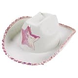 White Felt Cowboy Hats With Pink Sequins 31Y5f6oxifL. SL160 White Felt Cowboy Hats With Pink Sequins