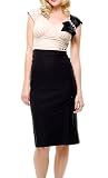 Stop Staring! HARLOW Dress Black & Oyster - Available in All Sizes