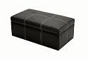 Furniture online: Dorel Home Products Delaney Large Rectangular Ottoman, Black