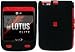 LG Lotus Elite LX610 Black Rubber Feel Hard Case Cover w/Belt Clip