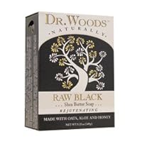 Dr. Woods Naturally Bar Soap Raw Black -- 5.25 oz