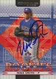Mike Smith, Toronto Blue Jays, 2002 Dornuss The Rookies Autographed Card