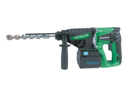 Hitachi DH24DVA NiMH Cordless SDS Hammer + 2 Batteries 24 volt