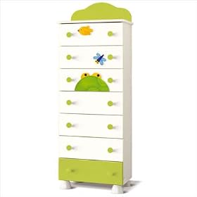 Azur Savana Line Frog Tall Chest of Drawers