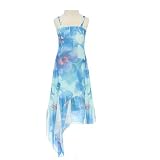 Girls Blue Summer Dress (Size 4)