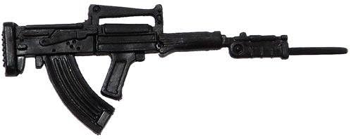 GI Joe 3 3/4 Inch LOOSE Action Figure Accessory Black FAMAS Submachine Gun