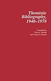 Thomistic bibliography, 1940-1978
