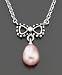Fresh by Honora Children's Pink Pearl Bow Pendant