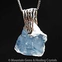 Celestite Natural Crystal Pendant Angelic Energy!