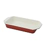Chasseur Cast Iron Rectangular Dish 39x21x5.5cm Chilli Red