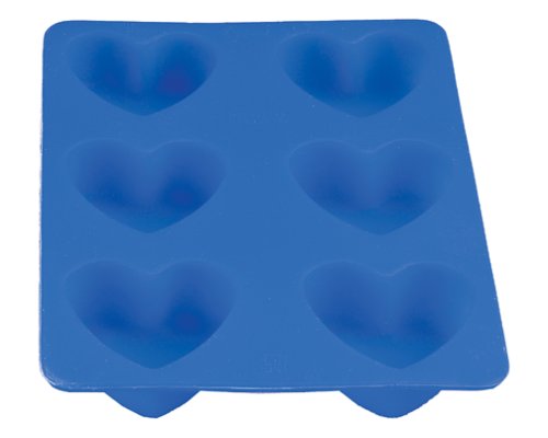 Lekue Silicone 6-Cup Heart Muffin Pan
