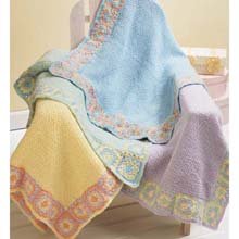 Lil' Lullabies Baby Blanket Crochet Kit