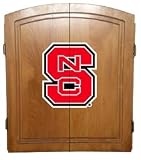 North Carolina State Wolfpack Dart Board Cabinet