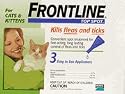 Merial Frontline Top Spot Flea and Tick Control for Cats and Kittens, 3 Doses