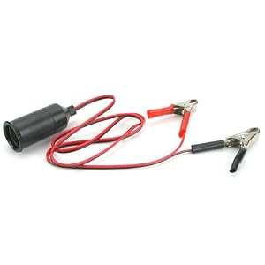 Alligator Clip: 12V Lighter Adapter from Toy RC Airplanes