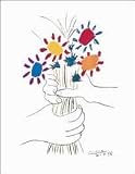 Art Poster Print - Petite Fleurs - Artist: Pablo Picasso- Poster Size: 14 X 11