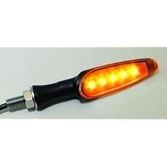 Blinker Koso LED schwarz Metallgeh�use matt E-gepr�ft