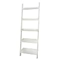 5-Tier Solid Wood Leaning Shelf Collection
