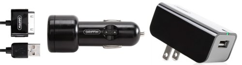 Griffin PowerDuo Home/Car Charger for iPod and iPhone 1G (Black)