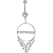 PENTHOUSE Sterling Silver CHANDELIER Dangle Belly Ring