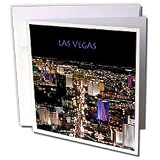 Las Vegas - Las Vegas The Strip - Greeting Cards-12 Greeting Cards with envelopes