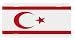 Turkish Northern Cyprus Flag Auto License Plate