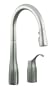 KOHLER K-647-VS Simplice Pull-Down Kitchen Sink Faucet, Vibrant Stainless