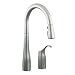 KOHLER K-647-VS Simplice Pull-Down Kitchen Sink Faucet, Vibrant Stainless