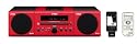 Yamaha MCR 140 Kompaktanlage (MP3-CD-Player, W-LAN, Apple iPod-Dock,  USB) rot