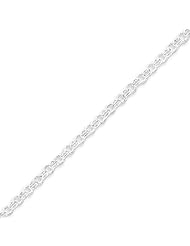Sterling Silver 3.5mm Fancy Rolo Chain - 30 Inch
