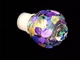 Grapes & Vines Design - Hand Painted - Wine Bottle Stopper