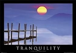 TRANQUILITY 24x36 Poster Framed