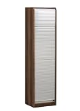 Maja 18474052 Rollo-Regal 478 x 1.904 x 400 mm Merano-Nachbildung - wei&szlig; Hochglanz